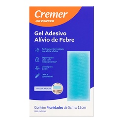 Gel Adesivo Alivio De Febre Com 4 Unidades Cremer