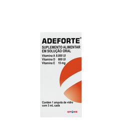 Adeforte Oral 3ml 1 Ampola