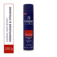 Hair Spray Fixador Para Cabelo Karina FixaÇÃo Normal Com 400ml