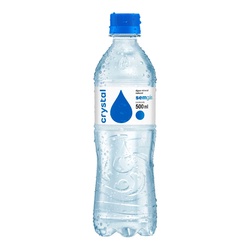Água Mineral 500ml Natural Sem GÁs Crystal