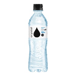 Água Mineral 500ml Natural Com GÁs Crystal