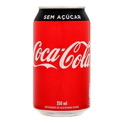 Coca-cola 350ml Sem AÇÚcar Lata
