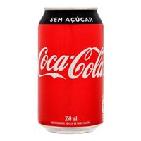 Coca-cola 350ml Sem AÇÚcar Lata