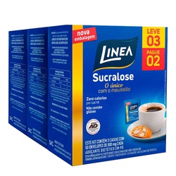 AdoÇante Linea Sucralose PÓ 50 Envelopes Leve 3 Pague 2