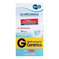 AcetilcisteÍna Infantil 20mg/ml Ems Xarope Com 120ml