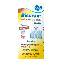 Bisuran 8mg/5ml Xarope Adulto 120ml