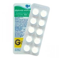 Dipirona Sodica 500mg 10 Comprimidos Ems