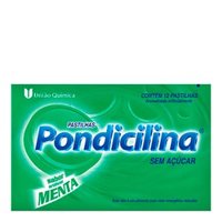 Pondicilina Menta QuÍmica 12 Pastilhas