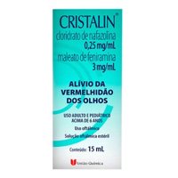 Cristalin UniÃo QuÍmica SoluÇÃo OftÁlmica 15ml