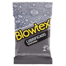 Preservativo Lubrificado Blowtex Com 3 Unidades