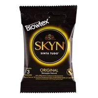 Preservativo Lubrificado Skyn Blowtex Pacote 3 Unidades