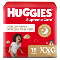 Fralda Huggies Supreme Care Xxg 16 Unidades