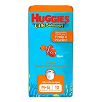 Fraldas Huggies Little Swimmers Piscina M/g 10 Unidades