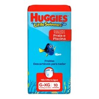 Fraldas Huggies Little Swimmers Piscina G/xg 10 Unidades