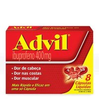 Advil Extra Alívio 400 Mg 8 Cápsulas