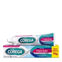 Corega Ultra Tripla AÇÃo 70g Sem Sabor