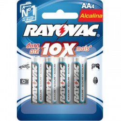 Pilhas Rayovac Alcalina Pequena Aa Com 4 Unidades