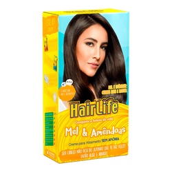 Creme Alisante Capilar Hair Life 180g Mel/amendoas