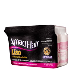 Creme Alisante Amacihair Liso Baldinho 220g