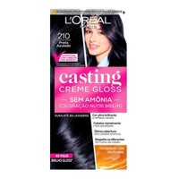 Tintura Casting 210 Creme Gloss Preto Azulado