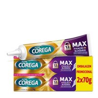 Kit Corega Fixador De Prótese Ultra Creme Sem Sabor 70g 2 Unidades