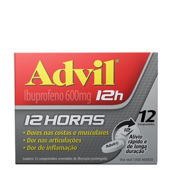 Advil 12h 600mg 12 Comprimidos