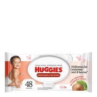Lenços Umedecidos Huggies Hidrat Nutri 48 Unidades