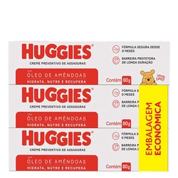 Kit Creme Assadura Huggies Supreme Care 80g
