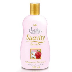 LoÇÃo Hidratante Corporal Suavity 500ml Morango E Champanhe