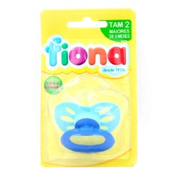 Fiona Chupeta Numero 2 Ortodontica Silicone Azul Classica Ref.801220