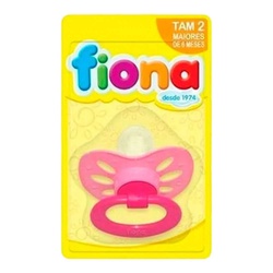 Fiona Chupeta Numero 2 Ortodontico Silicone Rosa Classica Ref.801130