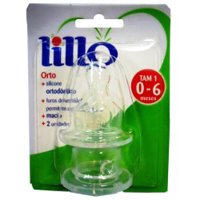 Bico Lillo Mamadeira Silicone Ortodôntica Nº1