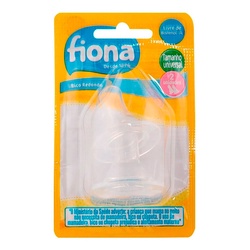 Fiona Bico Mamadeira Silicone Com 2 Unidade Ref.838100