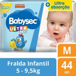 Fralda Babysec Galinha Pintadinha Mega M 38 Unidades