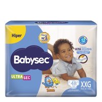 Fralda Babysec Ultra Hiper Xxg 48 Unidades