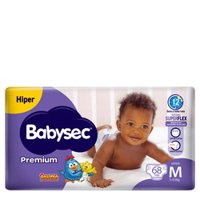 Fralda Baby Sec Premium Hiper M 68 Unidades