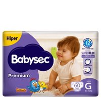 Fralda Baby Sec Premium Hiper G 60 Unidades