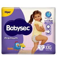 Fralda Baby Sec Premium Hiper Xxg 52 Unidades