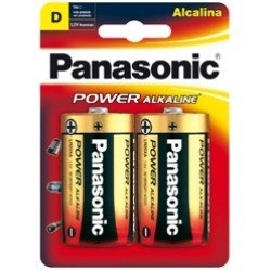 Pilhas Panasonic Alcalina Grande D Com 2 Unidades