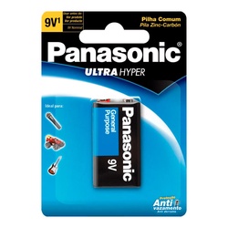 Bateria Panasonic Alcalina 9v 6lf22 1 Unidade