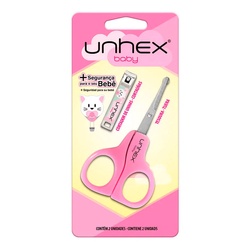 Tesoura De Unha + Cortador De Unha Merheje Baby Rosa