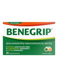Benegrip Com 20 Comprimidos