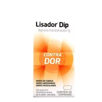 Lisador Dipirona Monoidratada 1g 20 Comprimidos
