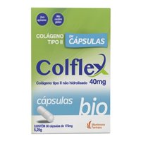 Colágeno Tipo Ii Colflex Bio 40mg 30 Cápsulas