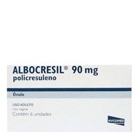 Albocresil Policresuleno 90mg Óvulo 6 Unidades