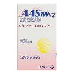 Aas 100mg Infantil 120 Comprimidos