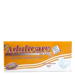 Absorvente Geriátrico Unissex Premium Adultcare 20 Unidades
