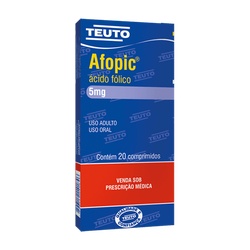 Afopic 5mg Com 20 Comprimidos