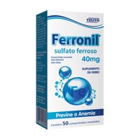 Ferronil 40mg Com 50 Comprimidos