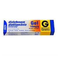 Diclofenaco Dietilamônio Gel 60g Teuto